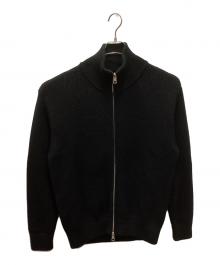 ZARA（ザラ）の古着「ORIGINS ブリオッシュステッチ カーディガン」｜ブラック