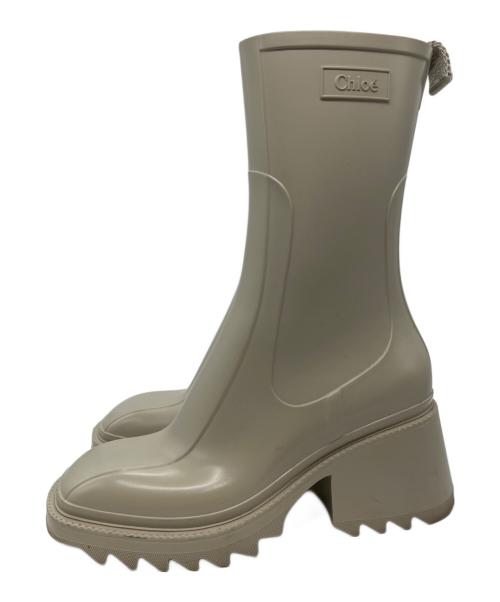 Chloe（クロエ）Chloe (クロエ) BETTY レインブーツ ベージュ サイズ:37の古着・服飾アイテム