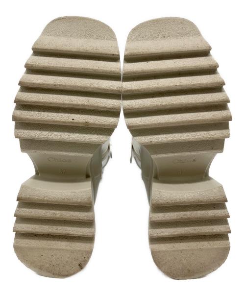 Chloe（クロエ）Chloe (クロエ) BETTY レインブーツ ベージュ サイズ:37の古着・服飾アイテム