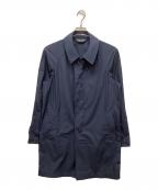 BROOKS BROTHERSブルックスブラザーズ）の古着「ライトウェイトポリエステル パッカブル バルカラーコート」｜ネイビー