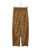 JOURNAL STANDARD relumeジャーナルスタンダード レリューム）の古着「アフリカンプリントパンツ」｜オレンジ