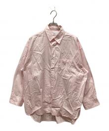 SLOBE IENA（スローブ イエナ）の古着「ファインOXオーバーロングシャツ」｜ライトピンク