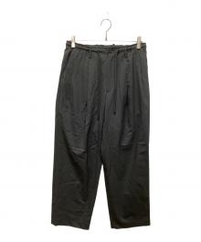 MARKAWARE（マーカウェア）の古着「ダブルプリーテッドイージートラウザーズ」｜モスグリーン