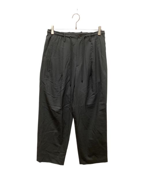 MARKAWARE（マーカウェア）MARKAWARE (マーカウェア) ダブルプリーテッドイージートラウザーズ モスグリーン サイズ:1の古着・服飾アイテム