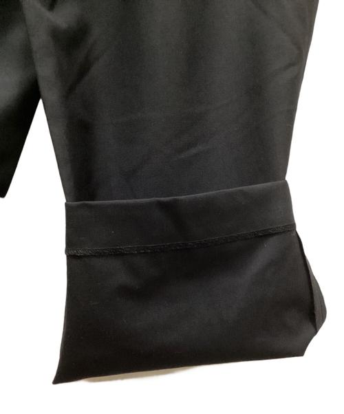 ATON（エイトン）ATON (エイトン) WOOL TROPICAL LOOSE FIT PANTS / ウールトロピカルルーズフィットパンツ ブラック サイズ:2の古着・服飾アイテム