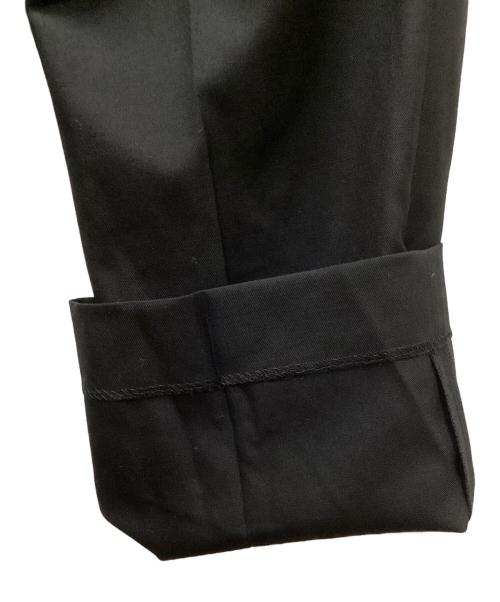 MARKAWARE（マーカウェア）MARKAWARE (マーカウェア) MA ONE TUCK TAPERED TROUSERS / ワンタックテーパードトラウザーズ ブラック サイズ:1の古着・服飾アイテム