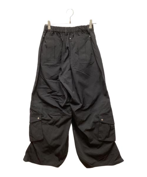 Knuth Marf（クヌースマーフ）Knuth Marf (クヌースマーフ) ドッキングナイロンパンツ ブラック サイズ:Sの古着・服飾アイテム