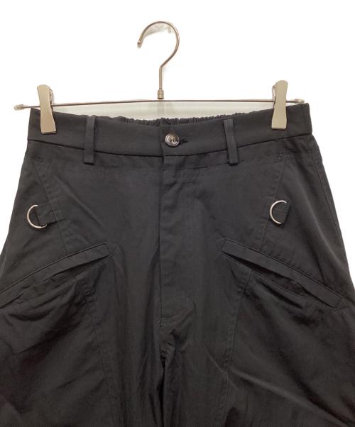 Knuth Marf（クヌースマーフ）Knuth Marf (クヌースマーフ) ドッキングナイロンパンツ ブラック サイズ:Sの古着・服飾アイテム