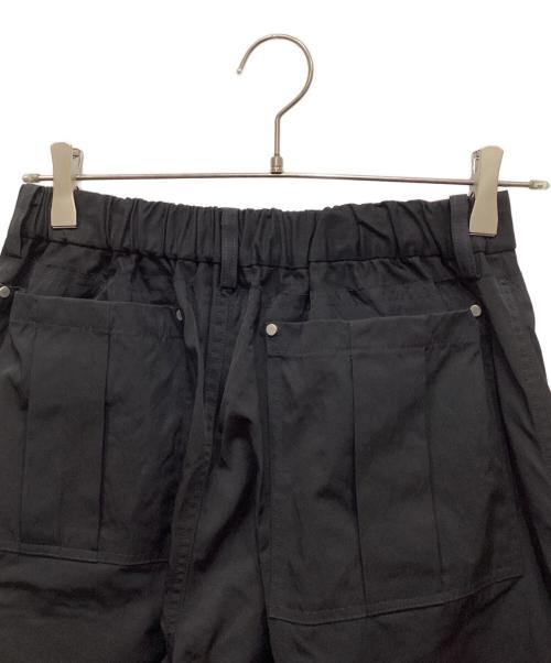 Knuth Marf（クヌースマーフ）Knuth Marf (クヌースマーフ) ドッキングナイロンパンツ ブラック サイズ:Sの古着・服飾アイテム