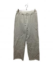 H BEAUTY&YOUTH（エイチ ビューティー&ユース）の古着「セミワイドスウェットパンツ」｜グレー