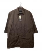 ATONエイトン）の古着「AIR VENTILE BALMACAAN COAT/ ライナー付ナイロンバルマカーンコート」｜ブラウン