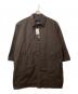 ATON（エイトン）の古着「AIR VENTILE BALMACAAN COAT/ ライナー付ナイロンバルマカーンコート」｜ブラウン