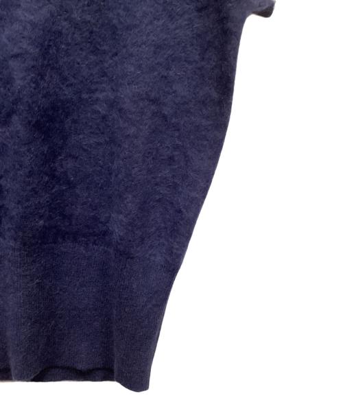 EMPORIO ARMANI（エンポリオ アルマーニ）EMPORIO ARMANI (エンポリオ アルマーニ) シャギーVネックニット ブルー サイズ:40の古着・服飾アイテム