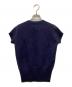 EMPORIO ARMANI (エンポリオ アルマーニ) シャギーVネックニット ブルー サイズ:40：5000円