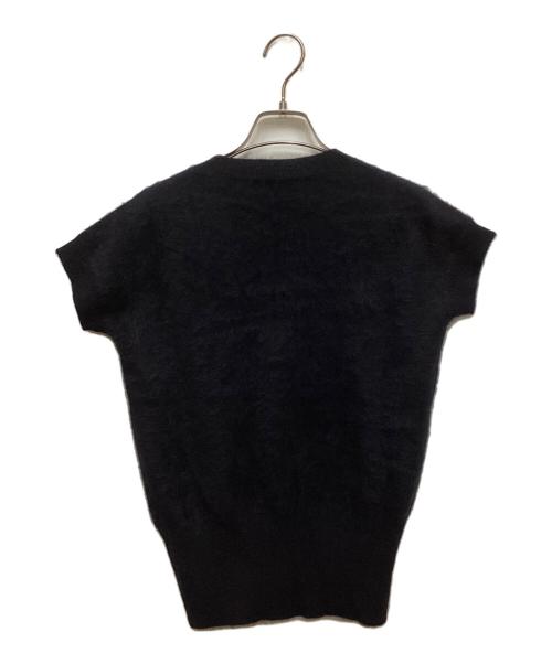 EMPORIO ARMANI（エンポリオ アルマーニ）EMPORIO ARMANI (エンポリオ アルマーニ) シャギーVネックニット ネイビー サイズ:40の古着・服飾アイテム