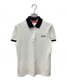 FRED PERRY×mint designs（フレッドペリー×ミント デザインズ）の古着「2トーンポロシャツ」｜ホワイト