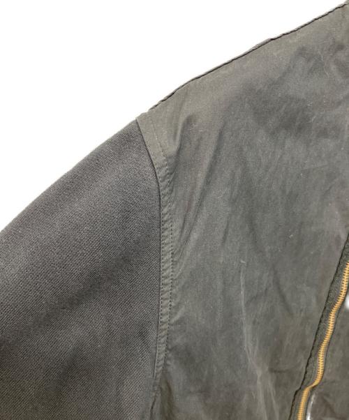 Hysteric Glamour（ヒステリックグラマー）Hysteric Glamour (ヒステリックグラマー) MIDDLE FINGER/ミドルフィンガー リブ ブルゾン ブラック サイズ:Mの古着・服飾アイテム