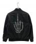 Hysteric Glamour (ヒステリックグラマー) MIDDLE FINGER/ミドルフィンガー リブ ブルゾン ブラック サイズ:M：12000円