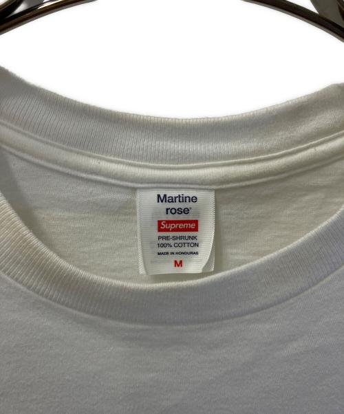 Martin Rose（マーティンローズ）martin rose (マーティンローズ) Supreme (シュプリーム) プリントTシャツ ホワイト サイズ:Mの古着・服飾アイテム