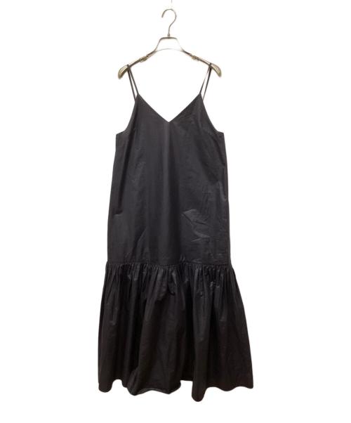 MACPHEE（マカフィー）MACPHEE (マカフィー) クリスピータフタ ティアードキャミソールワンピース ネイビー サイズ:36の古着・服飾アイテム