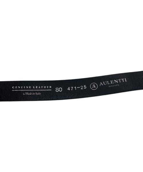 AULENTTI（オウレンティ）AULENTTI (オウレンティ) レザーベルト ブラックの古着・服飾アイテム