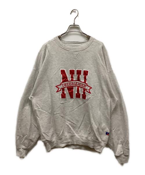 RUSSELL ATHLETIC（ラッセルアスレチック）RUSSELL ATHLETIC (ラッセルアスレチック) Vガゼットクルーネックスウェット ライトグレー サイズ:XLの古着・服飾アイテム