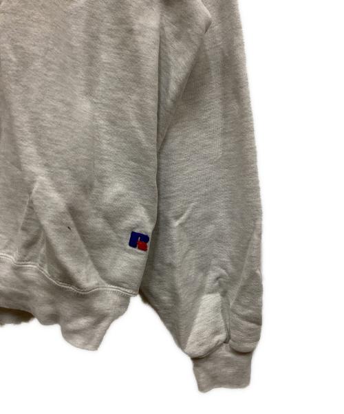 RUSSELL ATHLETIC（ラッセルアスレチック）RUSSELL ATHLETIC (ラッセルアスレチック) Vガゼットクルーネックスウェット ライトグレー サイズ:XLの古着・服飾アイテム