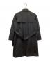 BURBERRY LONDON (バーバリーロンドン) 裏ダークチェック比翼コート ブラック サイズ:40：12000円