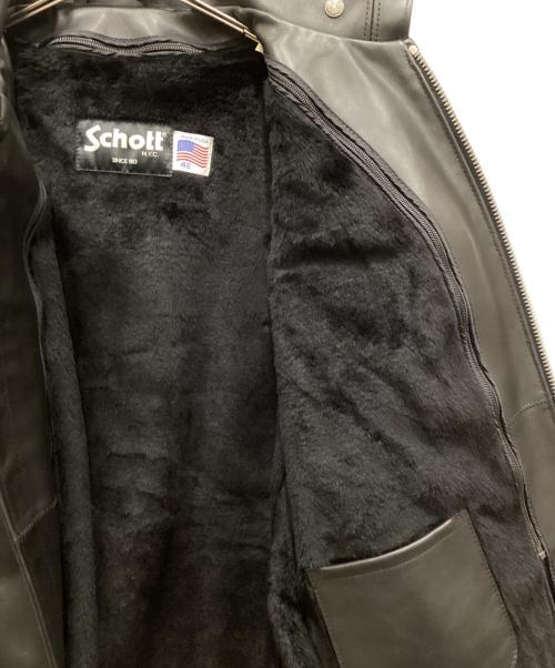 Schott（ショット）Schott (ショット) 641レザージャケット ブラック サイズ:48の古着・服飾アイテム