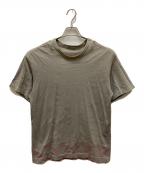 COMME des GARCONS HOMMEコムデギャルソン オム）の古着「鹿の子ドットTシャツ」｜グレー