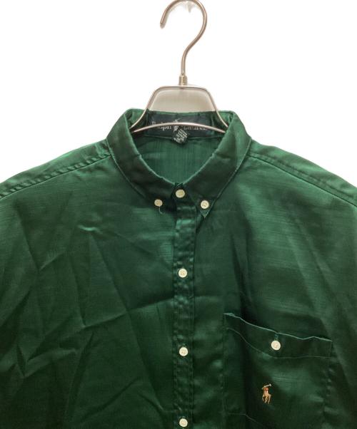 RALPH LAUREN（ラルフローレン）RALPH LAUREN (ラルフローレン) 80S緑タグ シャツ グリーン サイズ:採寸参照の古着・服飾アイテム