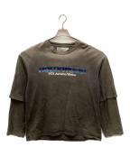 DAIRIKUダイリク）の古着「HOLLYWOOD Layered T-shirt」｜グレー
