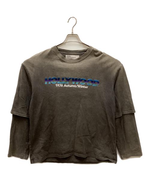 DAIRIKU（ダイリク）DAIRIKU (ダイリク) HOLLYWOOD Layered T-shirt グレー サイズ:freeの古着・服飾アイテム