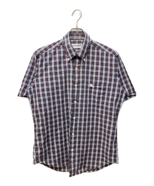 Burberry's（バーバリーズ）Burberry's (バーバリーズ) チェックBDシャツ ネイビー サイズ:Mの古着・服飾アイテム
