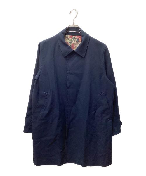 UNDERCOVER（アンダーカバー）UNDERCOVER (アンダーカバー) ステンカラーコート ネイビー サイズ:３の古着・服飾アイテム