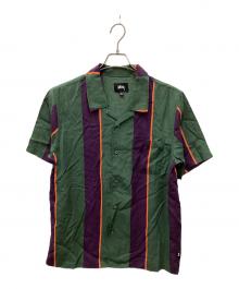 stussy（ステューシー）の古着「オープンカラーシャツ」｜グリーン