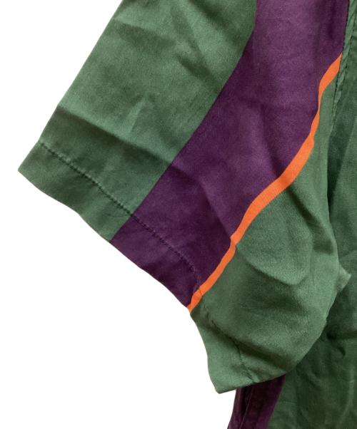 stussy（ステューシー）stussy (ステューシー) オープンカラーシャツ グリーン サイズ:Mの古着・服飾アイテム