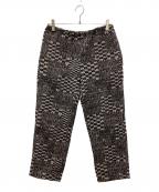 Engineered Garmentsエンジニアド ガーメンツ）の古着「Knit Leisure Pant /パターンジャガードニットパンツ」｜グレー