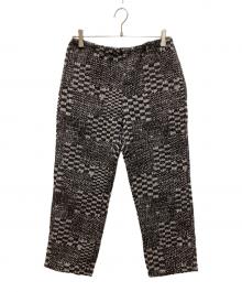 Engineered Garments（エンジニアド ガーメンツ）の古着「Knit Leisure Pant /パターンジャガードニットパンツ」｜グレー