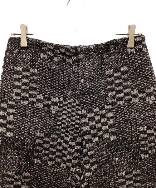 Engineered Garments（エンジニアド ガーメンツ）Engineered Garments (エンジニアド ガーメンツ) Knit Leisure Pant /パターンジャガードニットパンツ グレー サイズ:1の古着・服飾アイテム