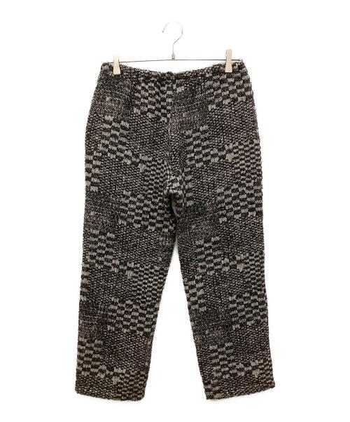Engineered Garments（エンジニアド ガーメンツ）Engineered Garments (エンジニアド ガーメンツ) Knit Leisure Pant /パターンジャガードニットパンツ グレー サイズ:1の古着・服飾アイテム