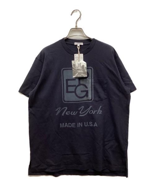 Engineered Garments（エンジニアド ガーメンツ）Engineered Garments (エンジニアド ガーメンツ) PEG / UNIFORM CREW T-SHIRT / プリントTシャツ ネイビー サイズ:S 未使用品の古着・服飾アイテム