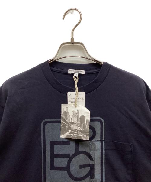 Engineered Garments（エンジニアド ガーメンツ）Engineered Garments (エンジニアド ガーメンツ) PEG / UNIFORM CREW T-SHIRT / プリントTシャツ ネイビー サイズ:S 未使用品の古着・服飾アイテム