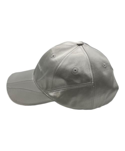NO MAINTENANCE（ノーメンテナンス）NO MAINTENANCE (ノーメンテナンス) MEMBRANE LOW PROFILE HAT（ロープロファイルハット） シルバー サイズ:FREE SIZEの古着・服飾アイテム