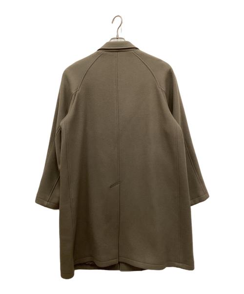 STEVEN ALAN（スティーブンアラン）STEVEN ALAN (スティーブンアラン) 100S MELTON CHESTER COAT / チェスターコート カーキ サイズ:Lの古着・服飾アイテム