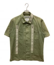 NEIGHBORHOOD（ネイバーフッド）の古着「マルチジップスクエアシャツ」｜カーキ