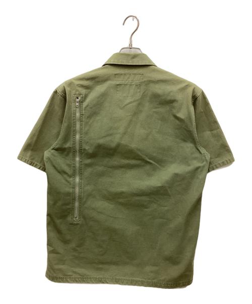 NEIGHBORHOOD（ネイバーフッド）NEIGHBORHOOD (ネイバーフッド) マルチジップスクエアシャツ カーキ サイズ:Mの古着・服飾アイテム