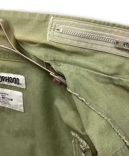 NEIGHBORHOOD（ネイバーフッド）NEIGHBORHOOD (ネイバーフッド) マルチジップスクエアシャツ カーキ サイズ:Mの古着・服飾アイテム