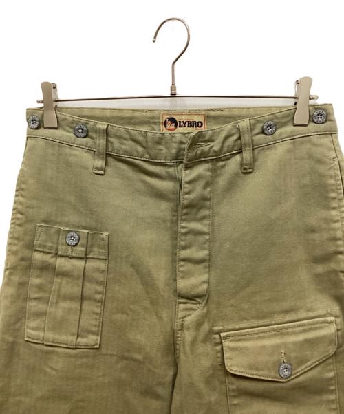 NIGEL CABOURN LYBRO（ナイジェルケーボン ライブロ）NIGEL CABOURN LYBRO (ナイジェルケーボン ライブロ) ミリタリーパンツ カーキ サイズ:76cm(W30)の古着・服飾アイテム