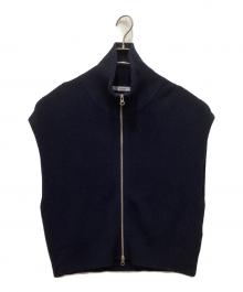 JOURNAL STANDARD relume（ジャーナルスタンダード レリューム）の古着「ハイネックジップベスト」｜ネイビー